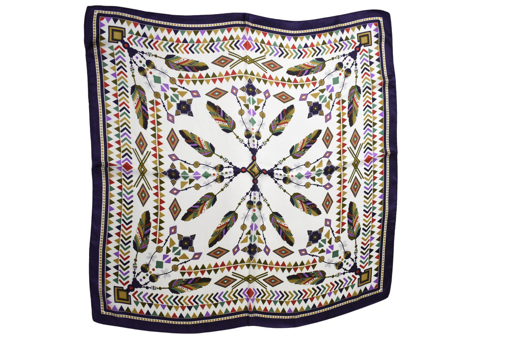 Foulard piume