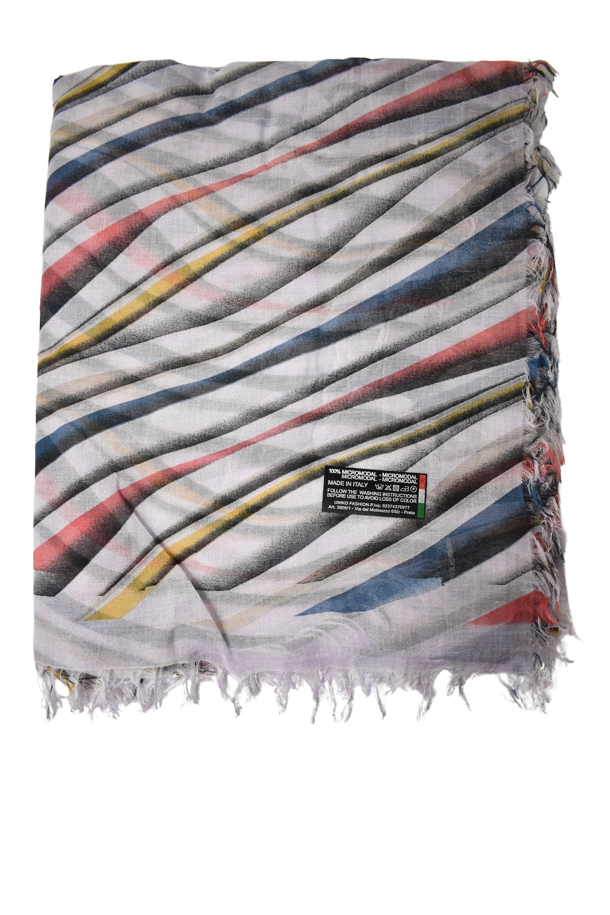 Pashmina righe colorate