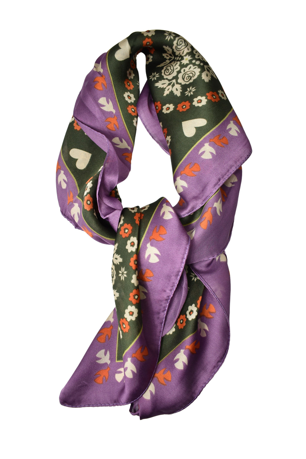 Foulard piccolo cuoricini