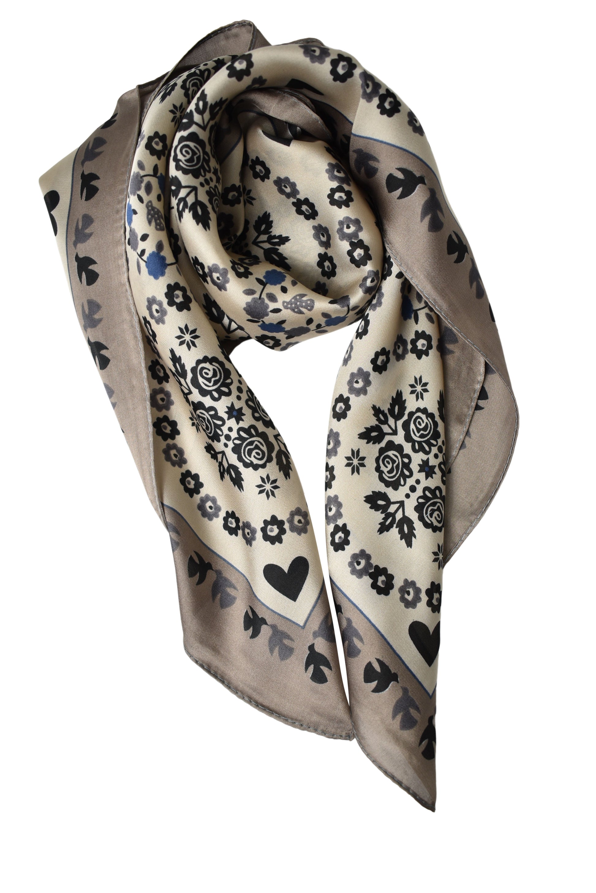 Foulard piccolo cuoricini