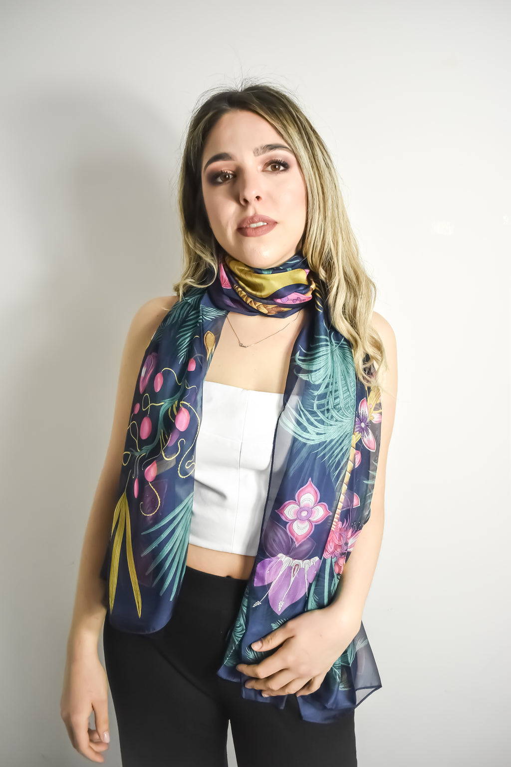 Foulard summer palm