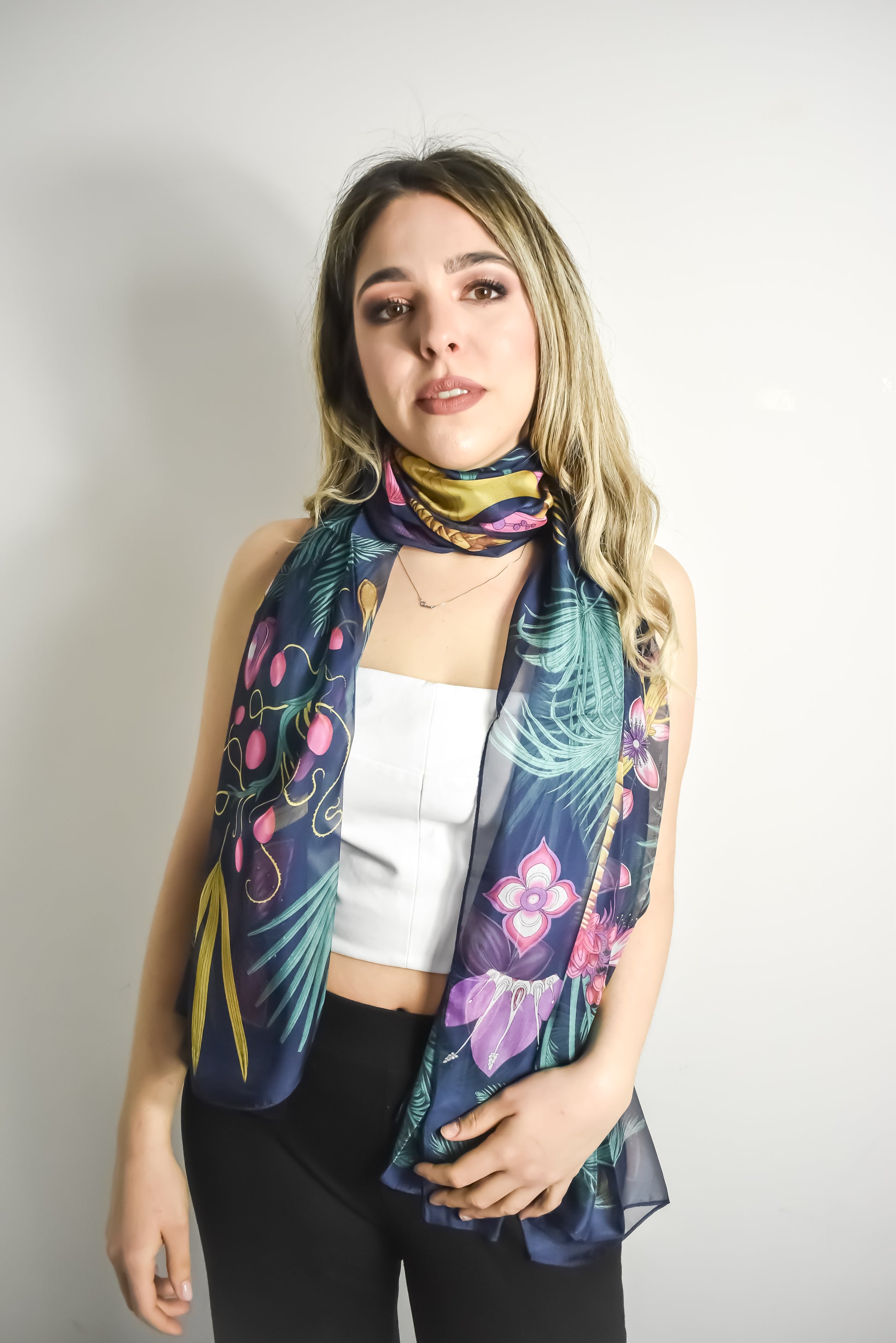 Foulard summer palm