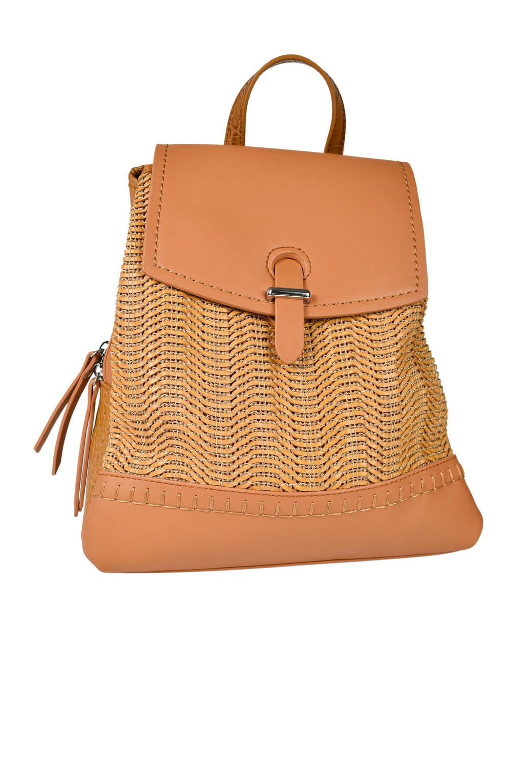 Zaino intreccio cammello