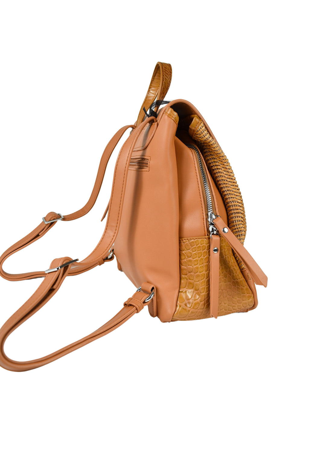 Zaino intreccio cammello