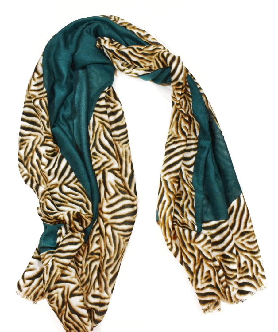 Foulard bordo zebrato