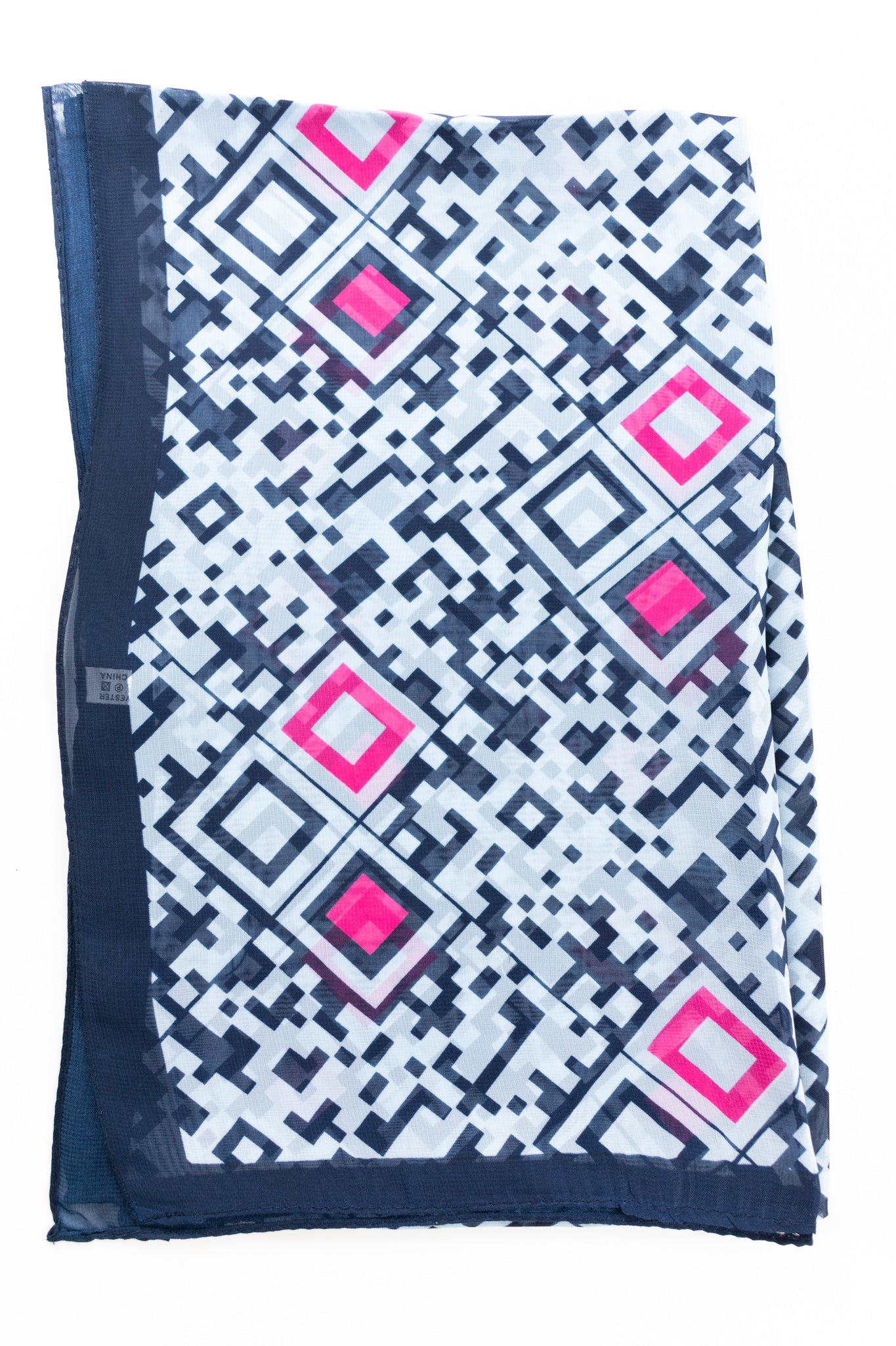 Foulard stampa geometrica