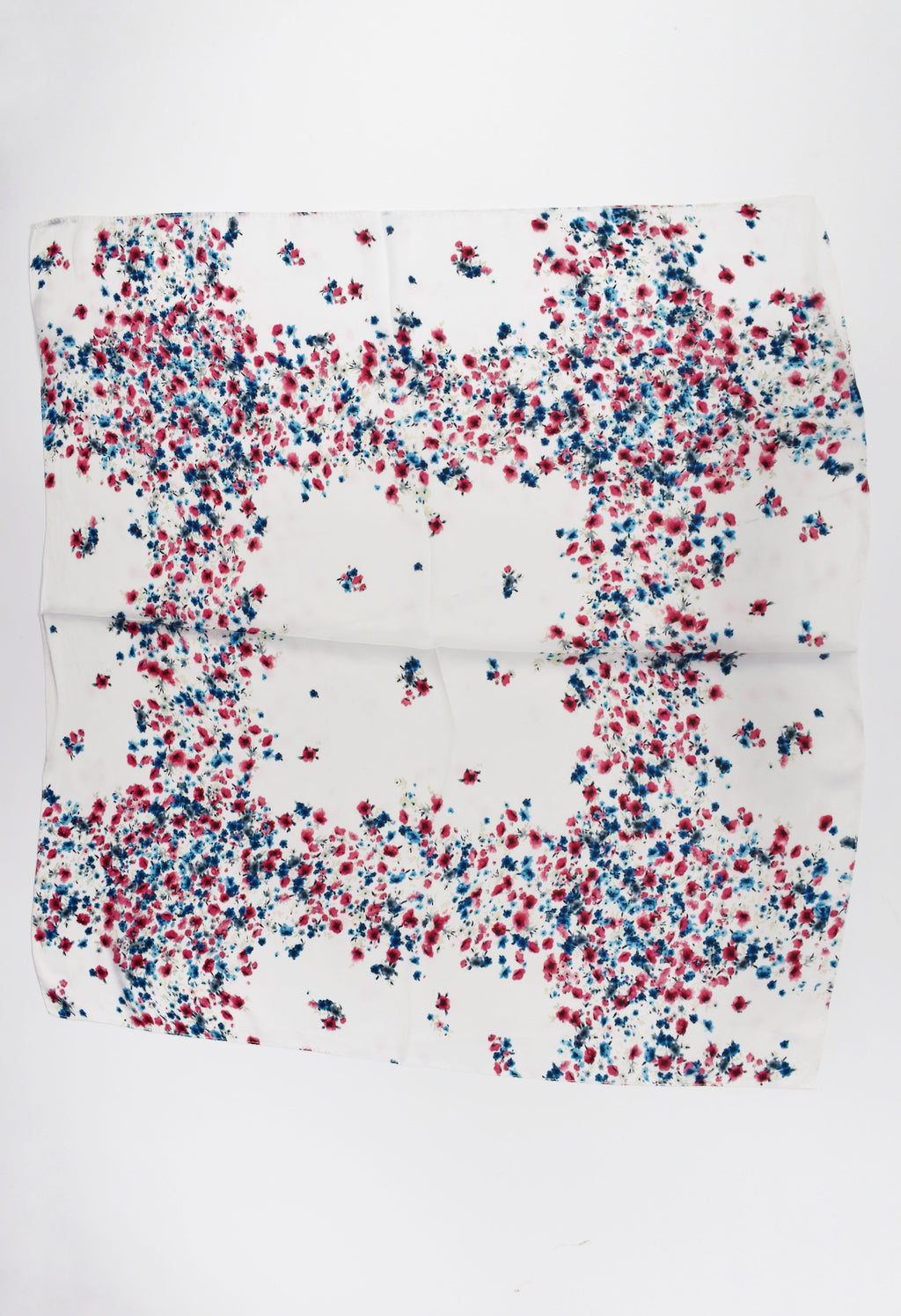 Foulard quadrato fantasia fiorellini