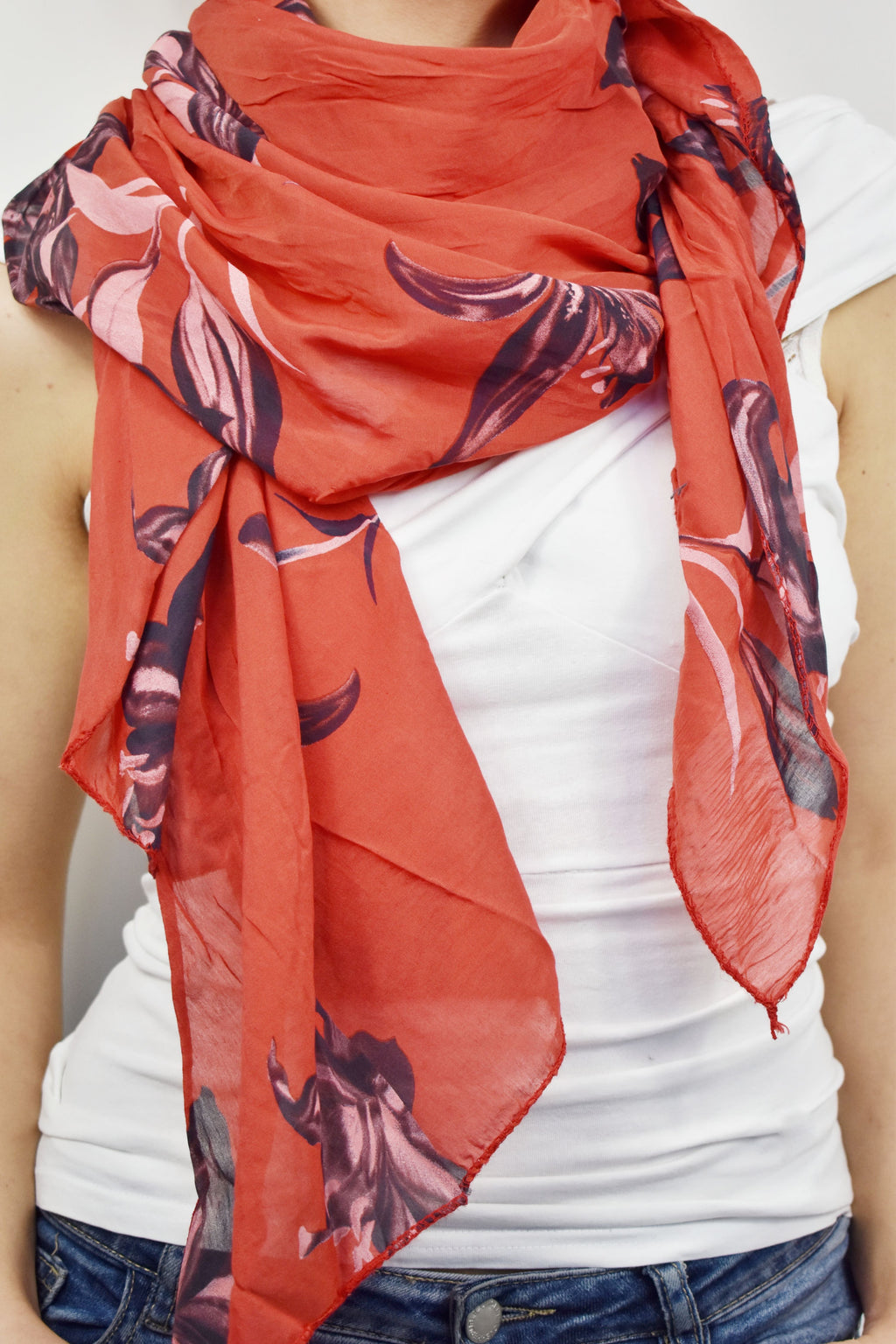 Foulard con fiore Kylie