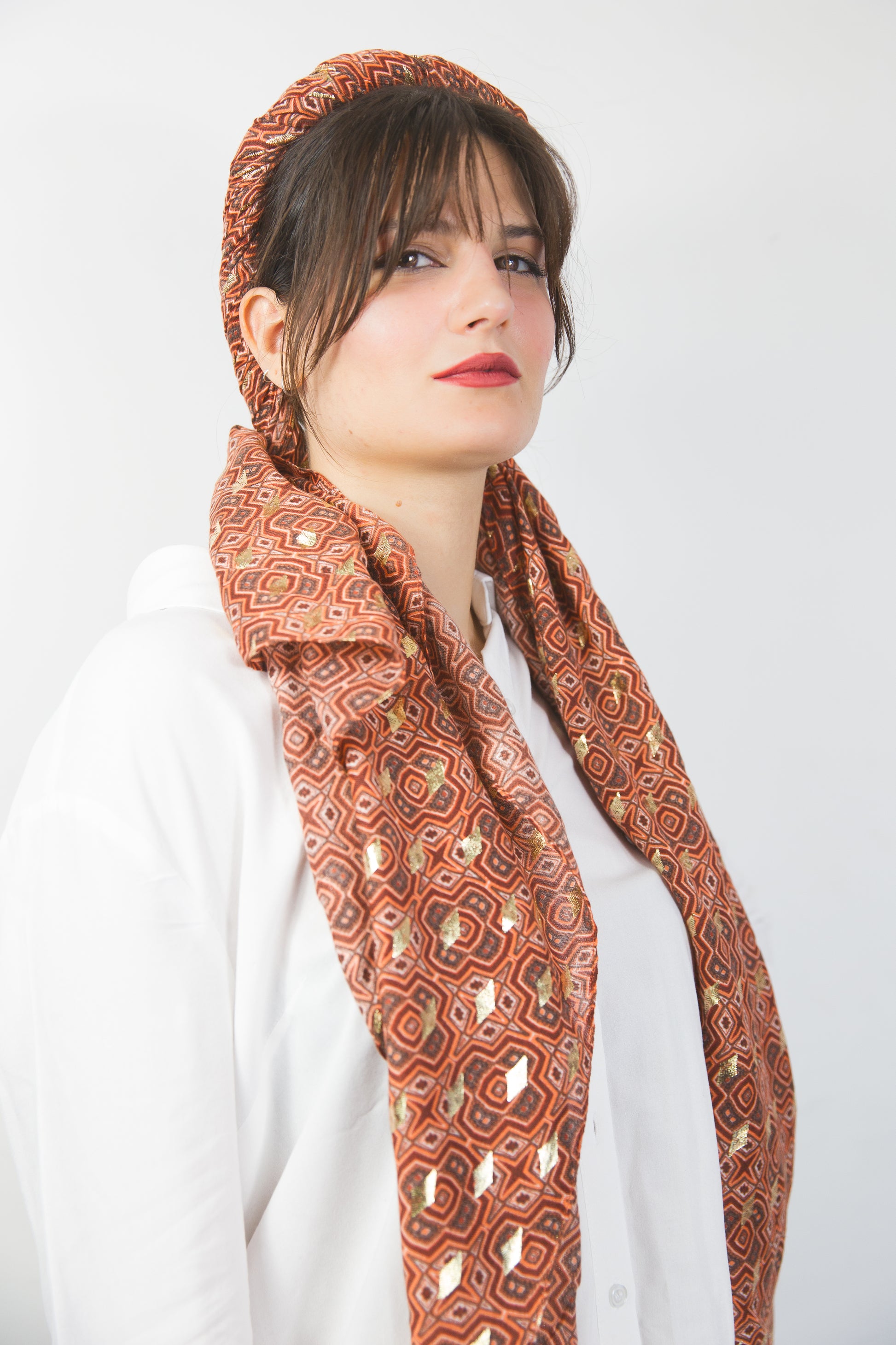 Foulard Rombi gold