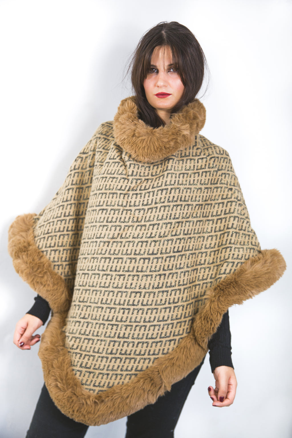 Poncho morbido fantasia