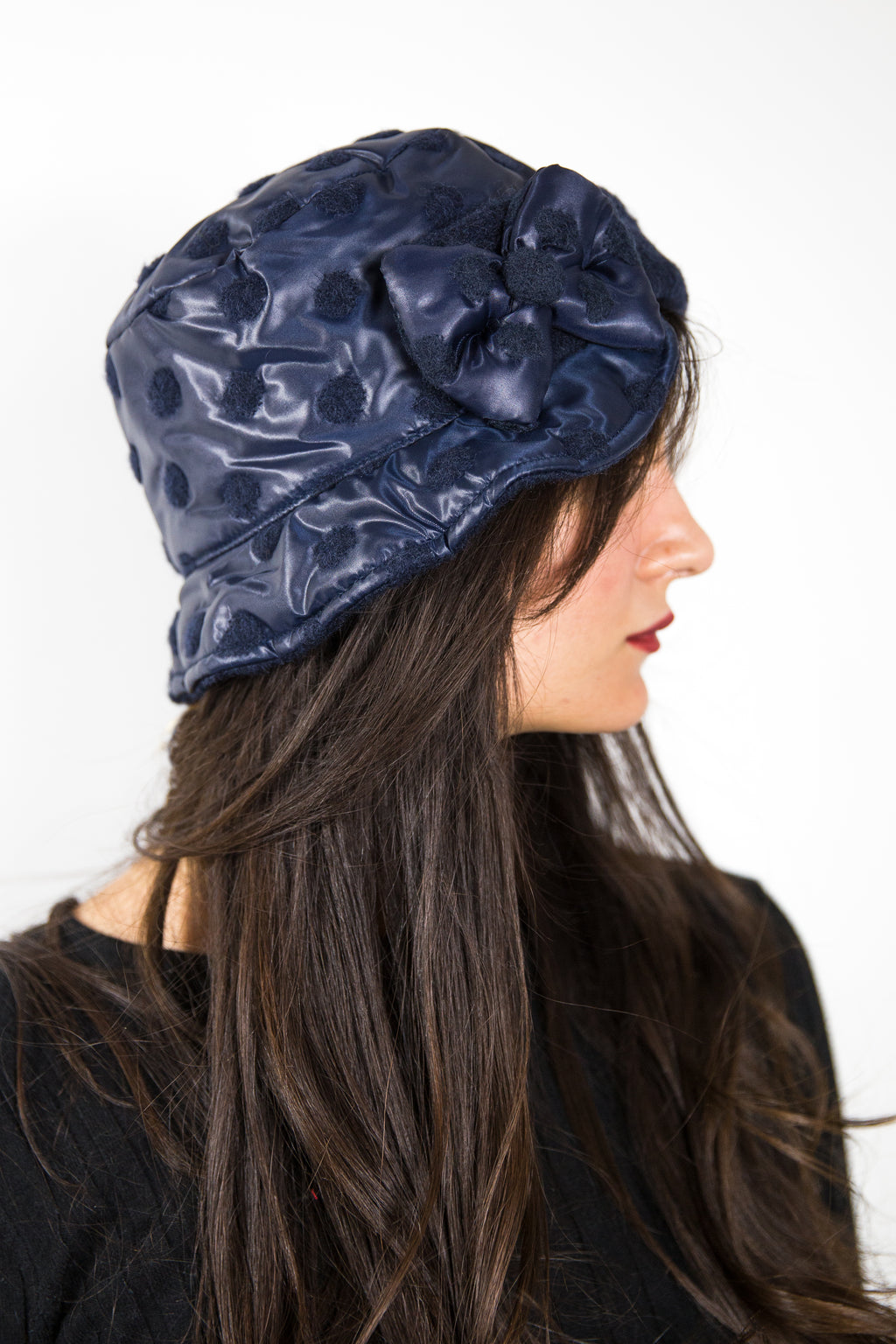 Cappello pescatore pois