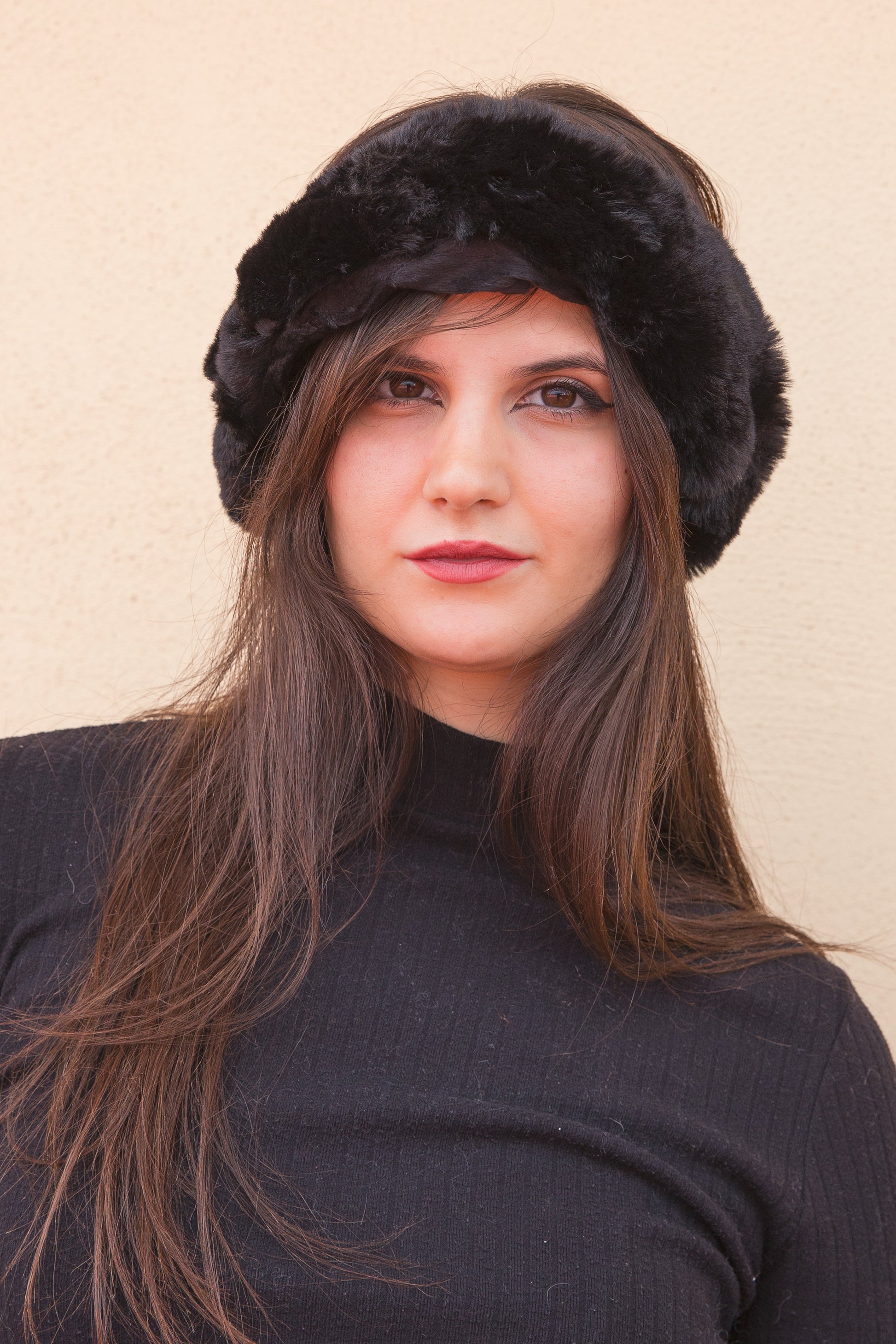 Fascia in ecopelliccia elastica