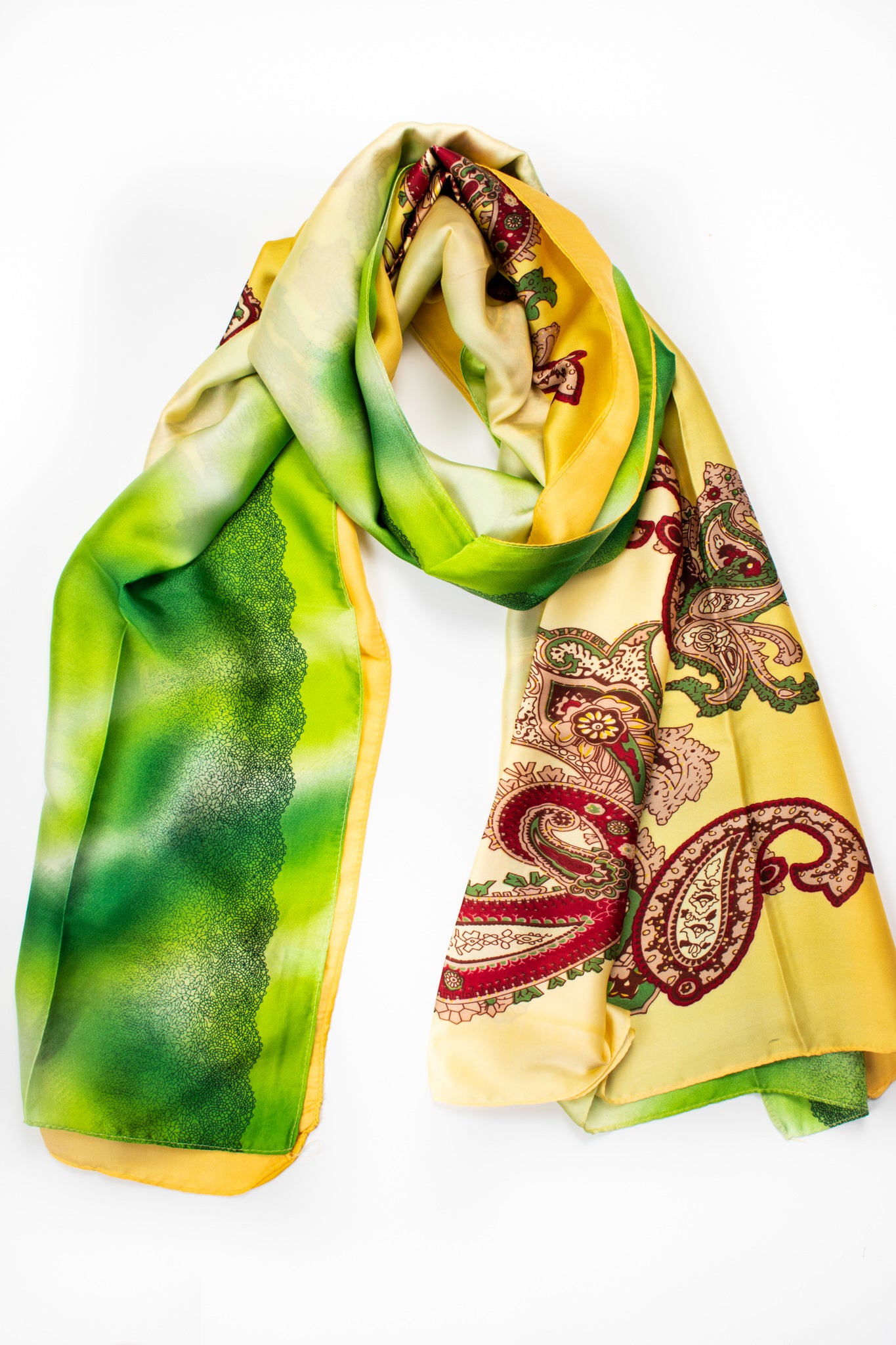 Foulard Paisley sfumato