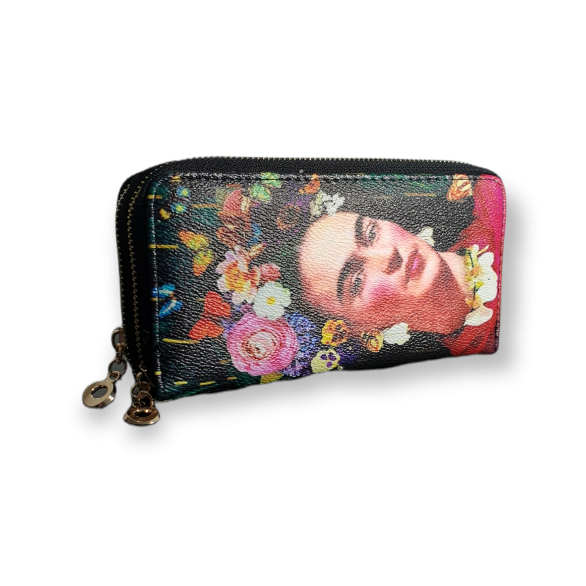 Portafoglio Frida Kahlo nero
