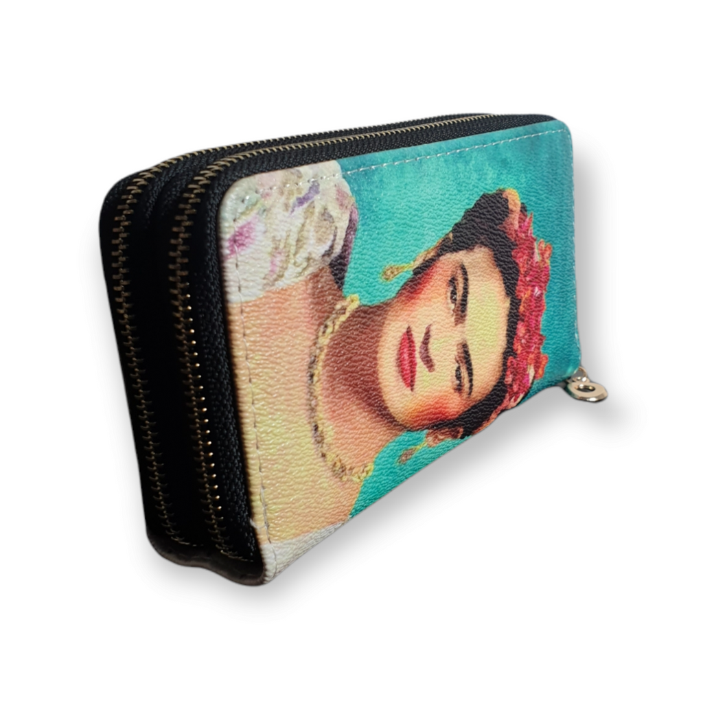 Portafoglio Frida Kahlo Verde