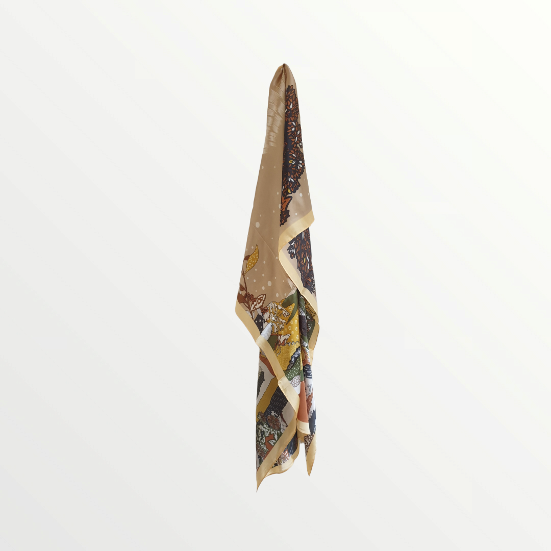 Foulard quadrato 90x90 paesaggio