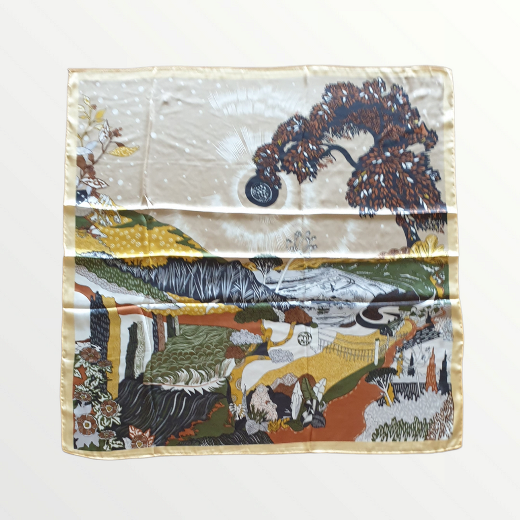 Foulard quadrato 90x90 paesaggio