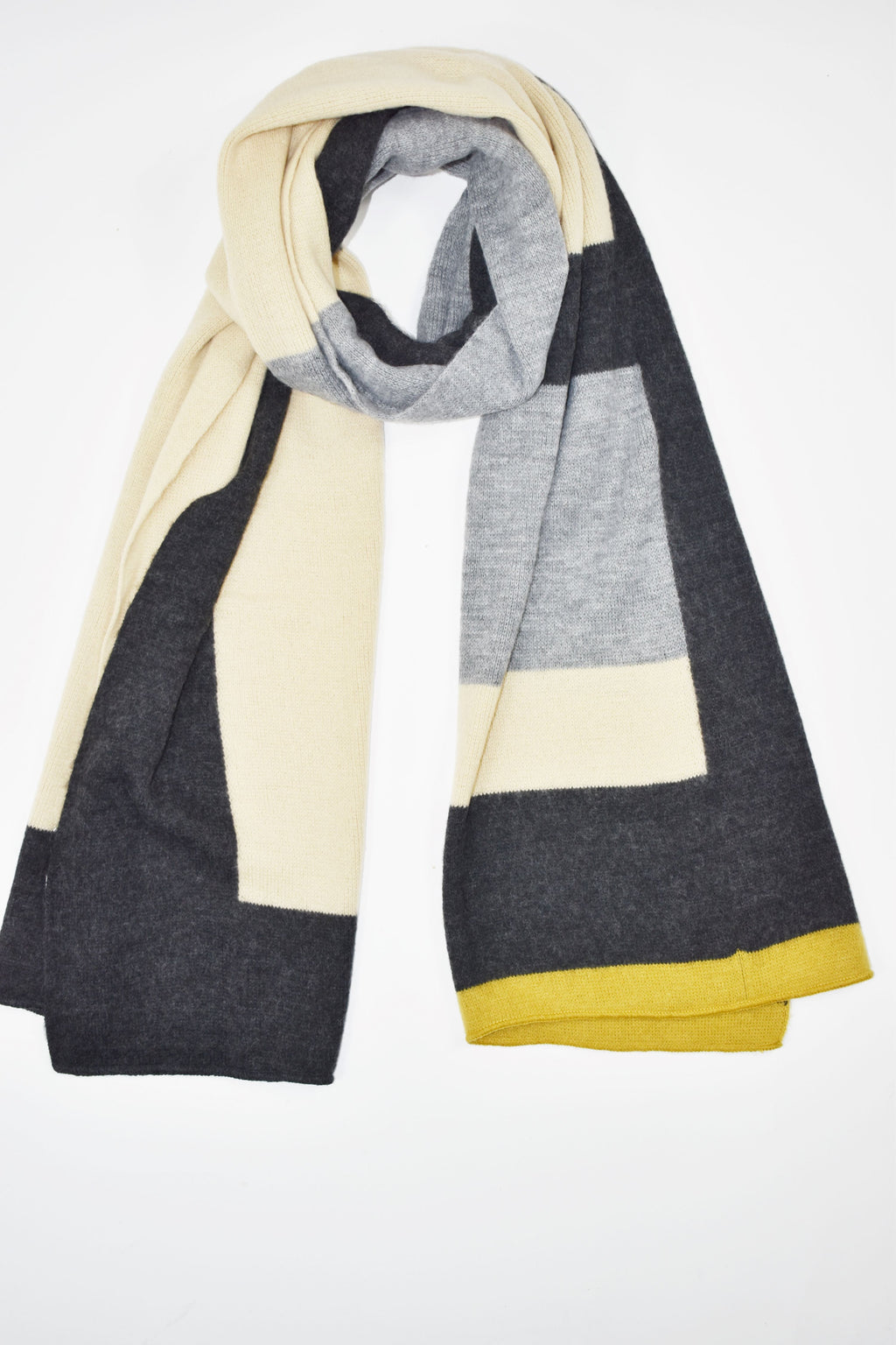 Sciarpa in lana a righe