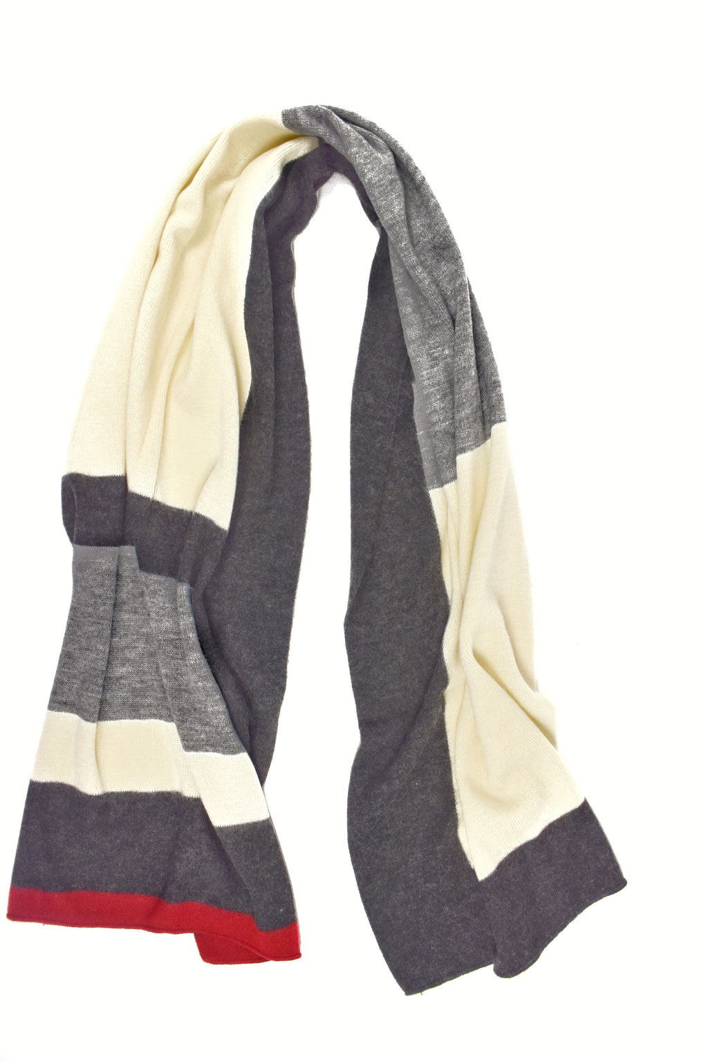 Sciarpa in lana a righe