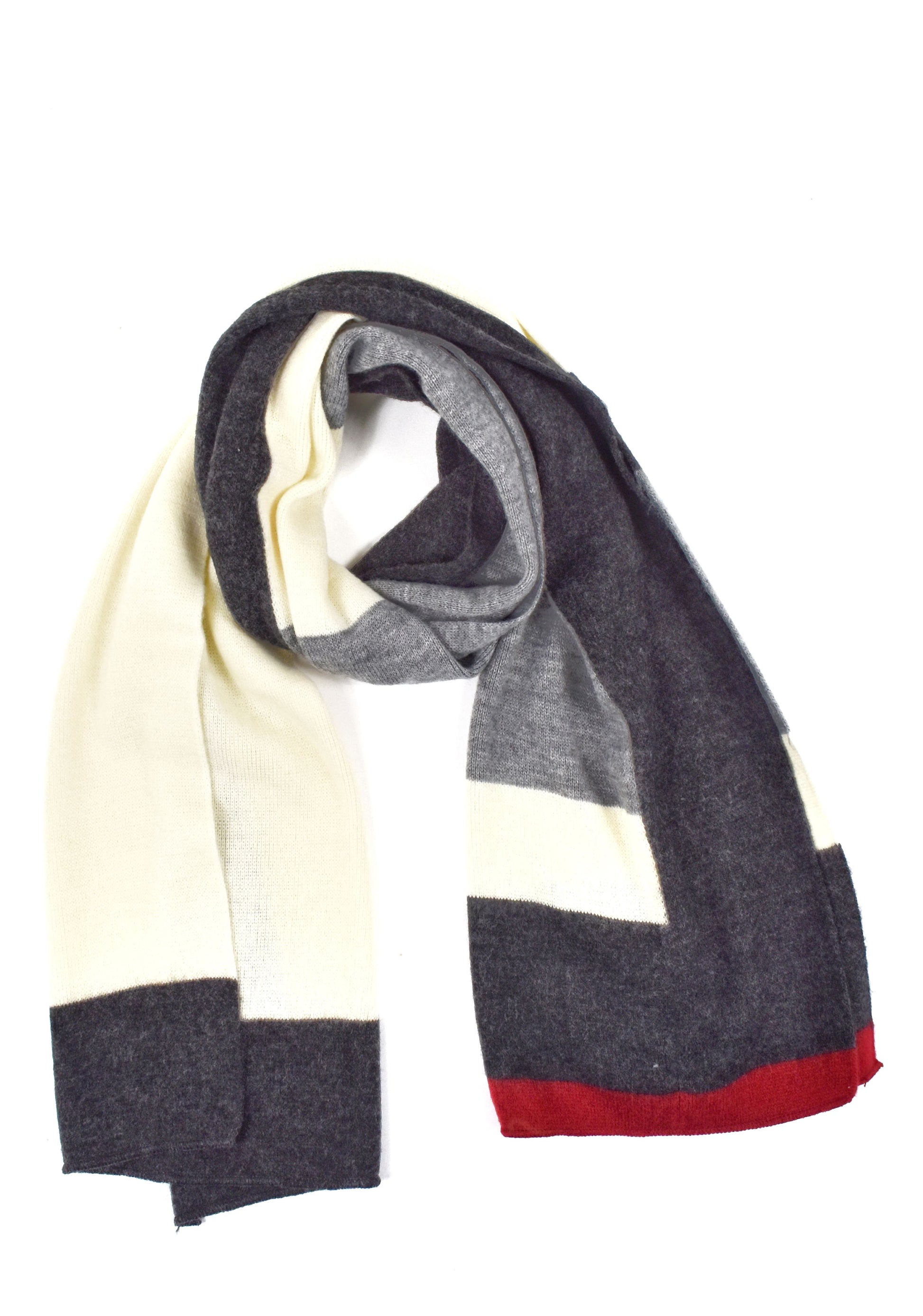 Sciarpa in lana a righe