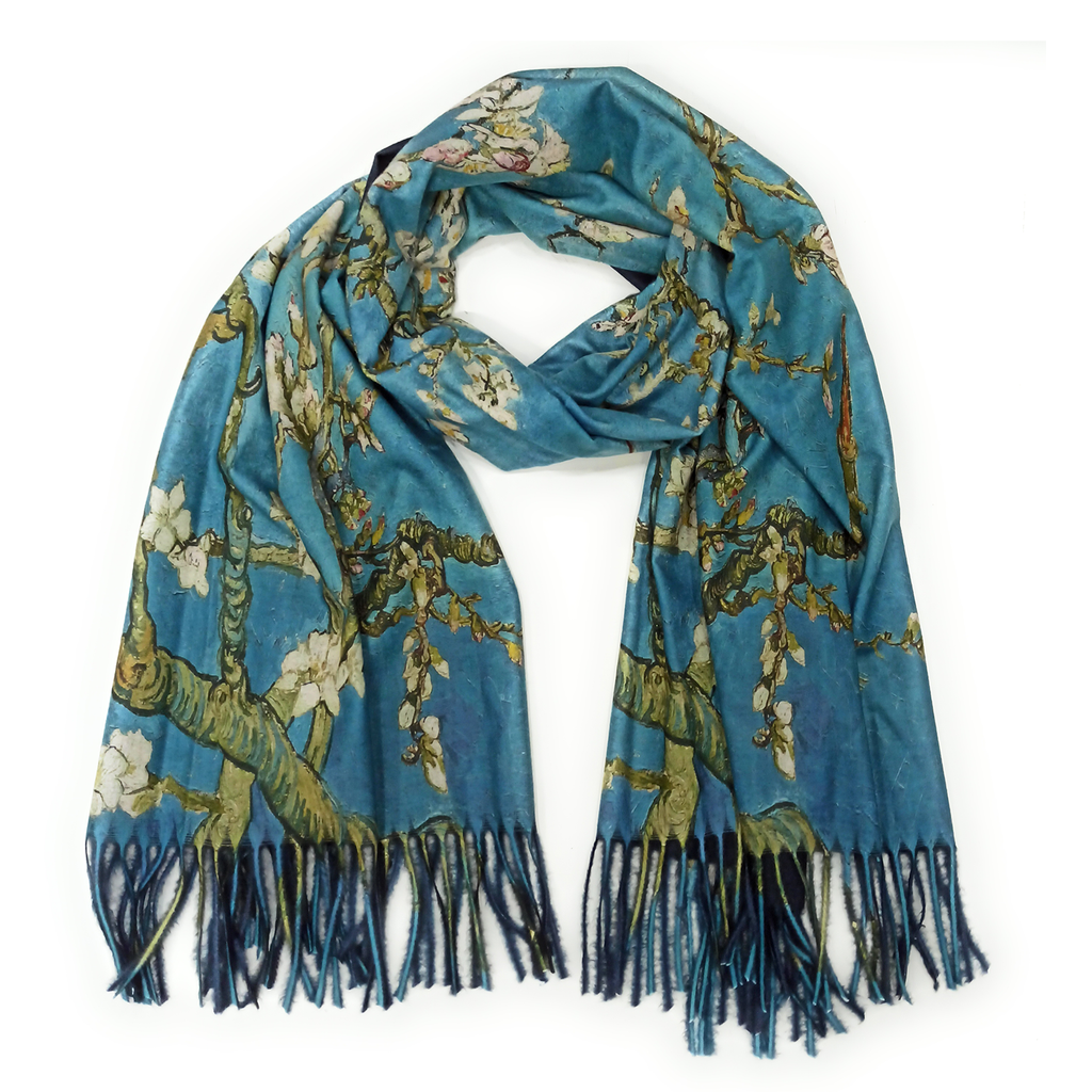Sciarpa Ramo di mandorlo fiorito V. Van Gogh