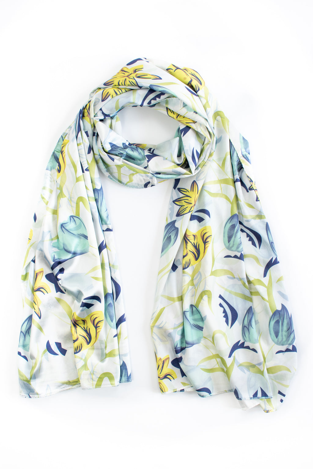 Foulard fiori tulipani