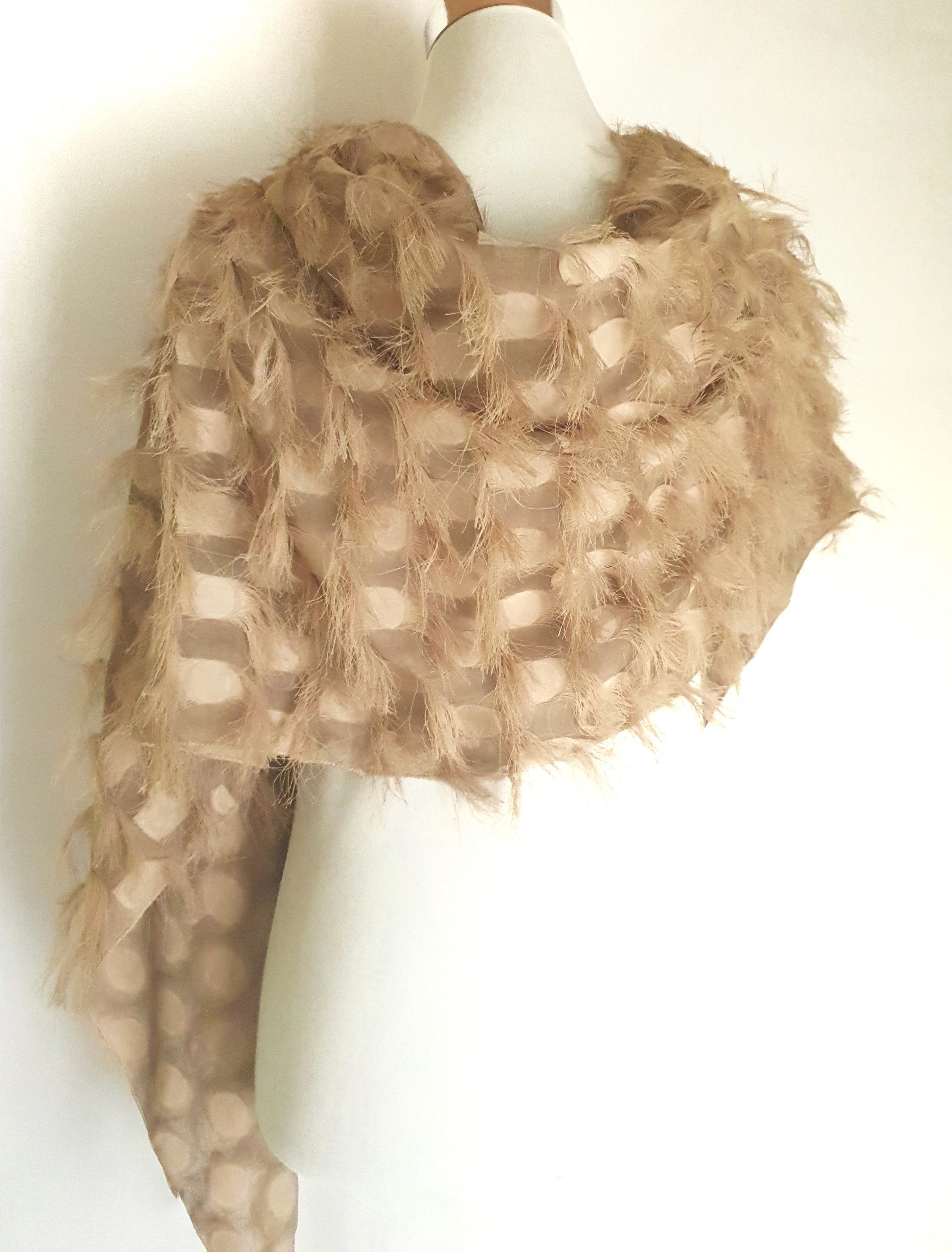 Foulard/Stola Elegante con Seta-effetto movimento