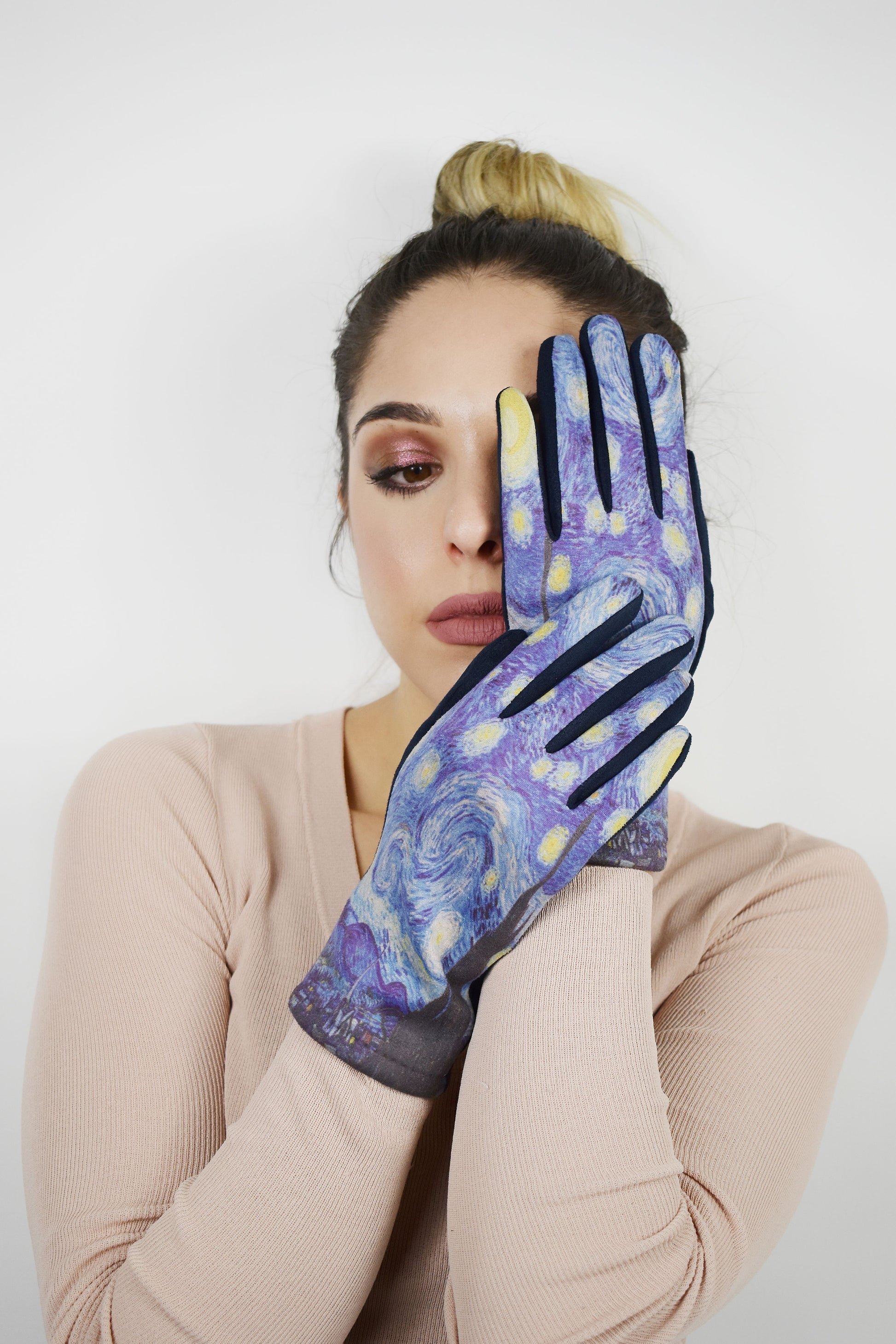 Guanti V. Van Gogh Notte stellata