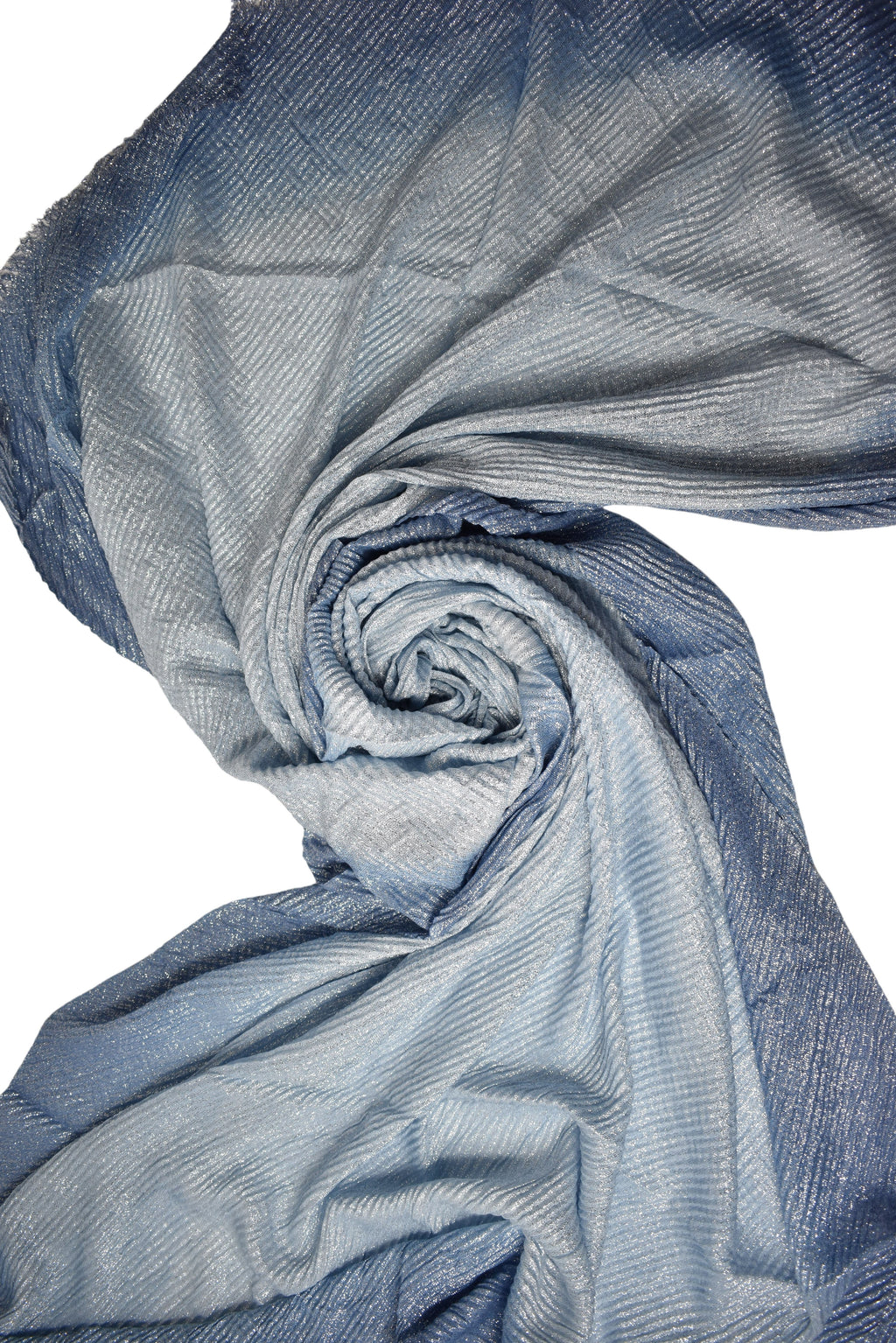 Stola sfumata laminata