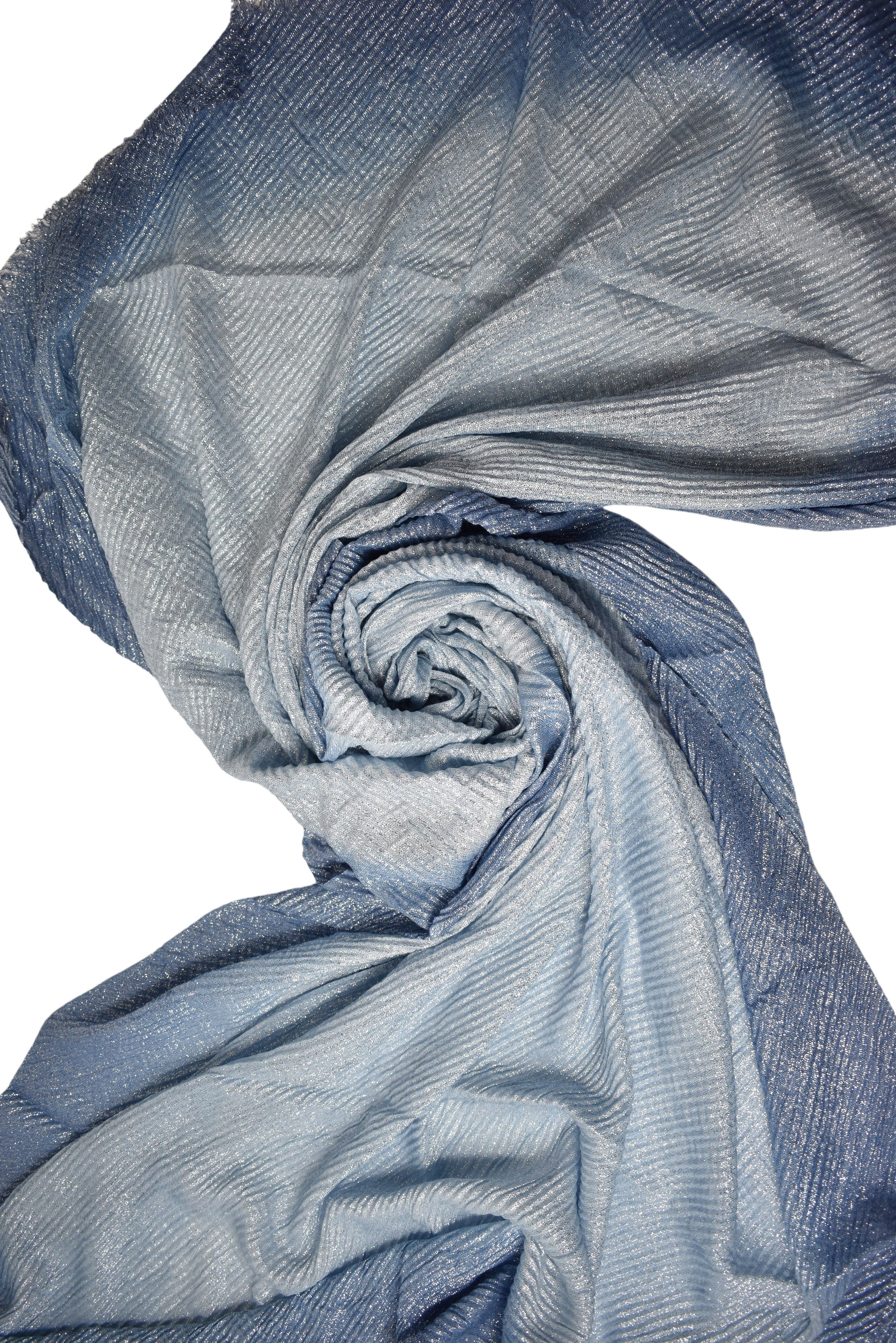 Stola sfumata laminata