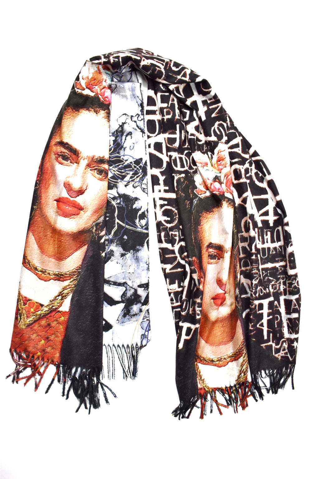Sciarpa Frida Kahlo double face