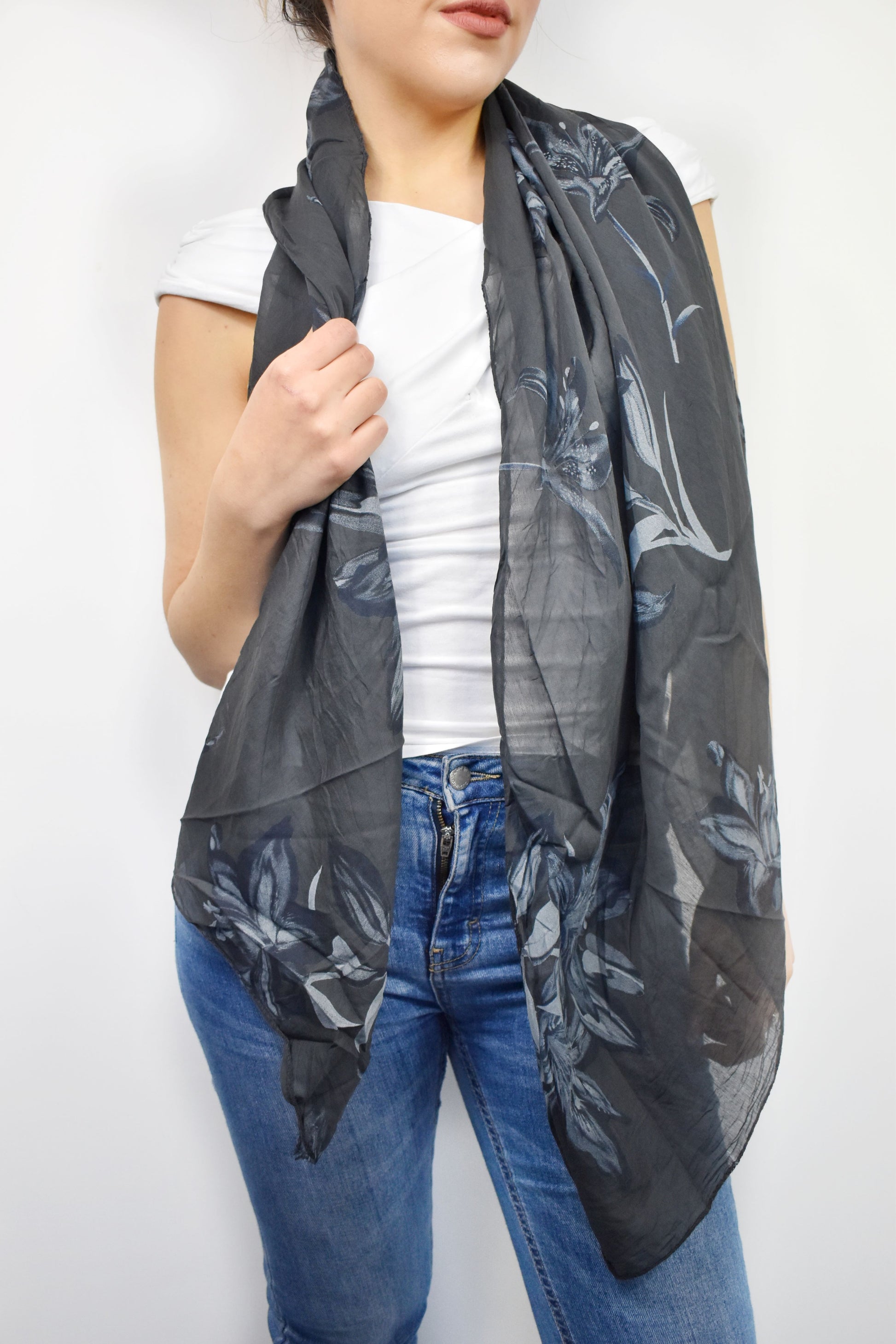 Foulard con fiore Kylie