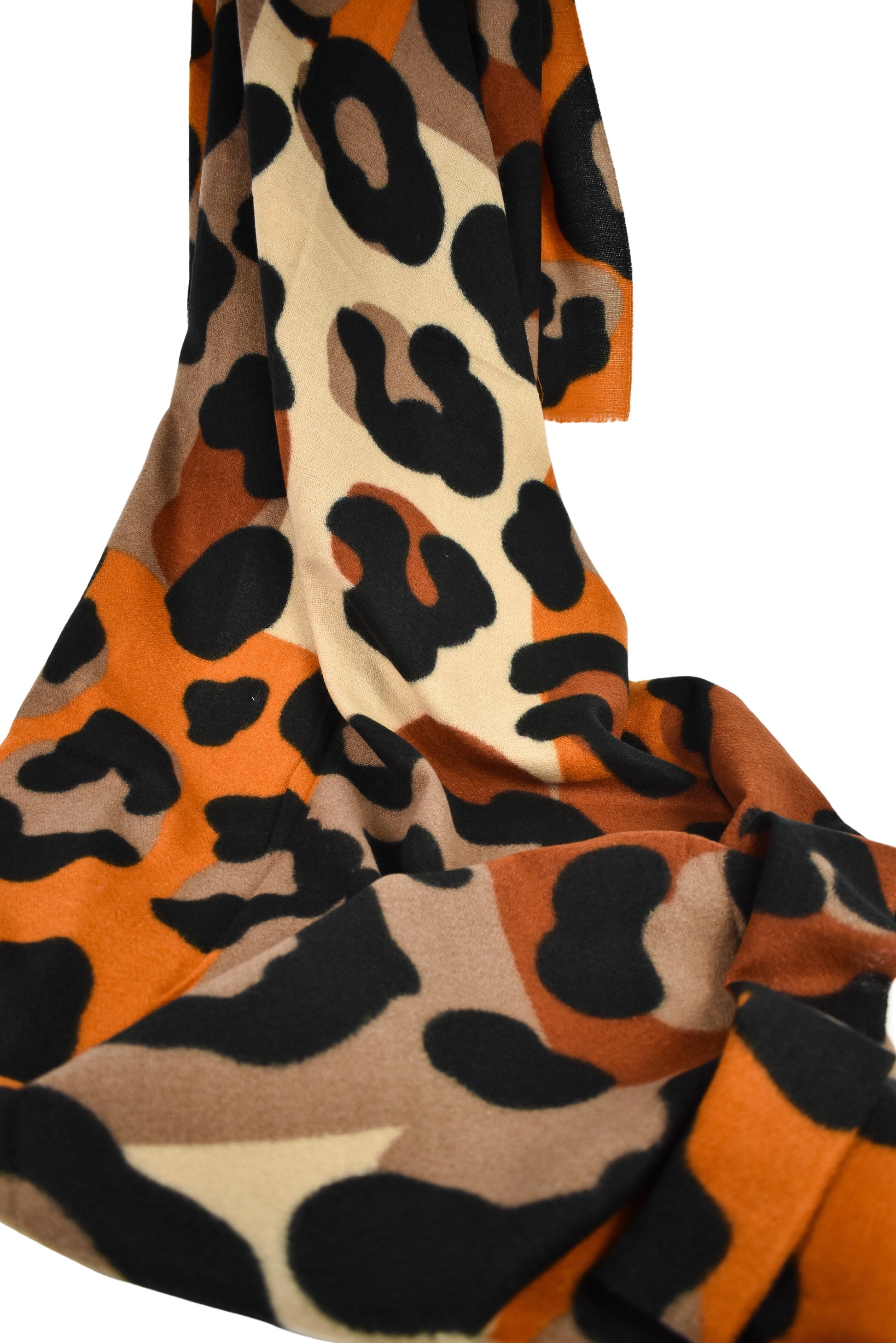 Sciarpa stampa maculata