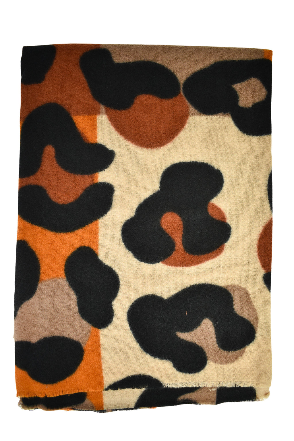 Sciarpa stampa maculata