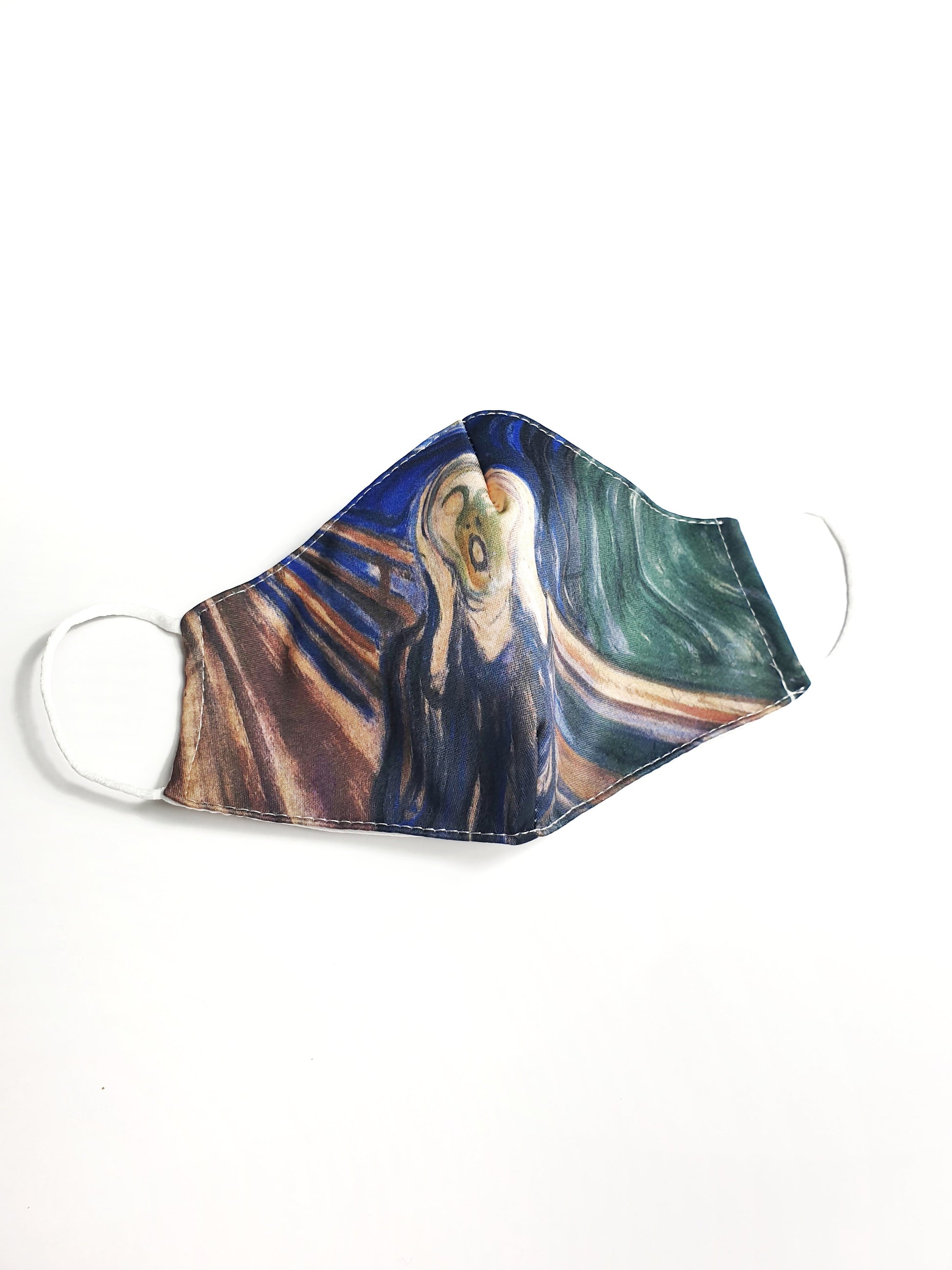 Foulard in cashmere laminato L'urlo