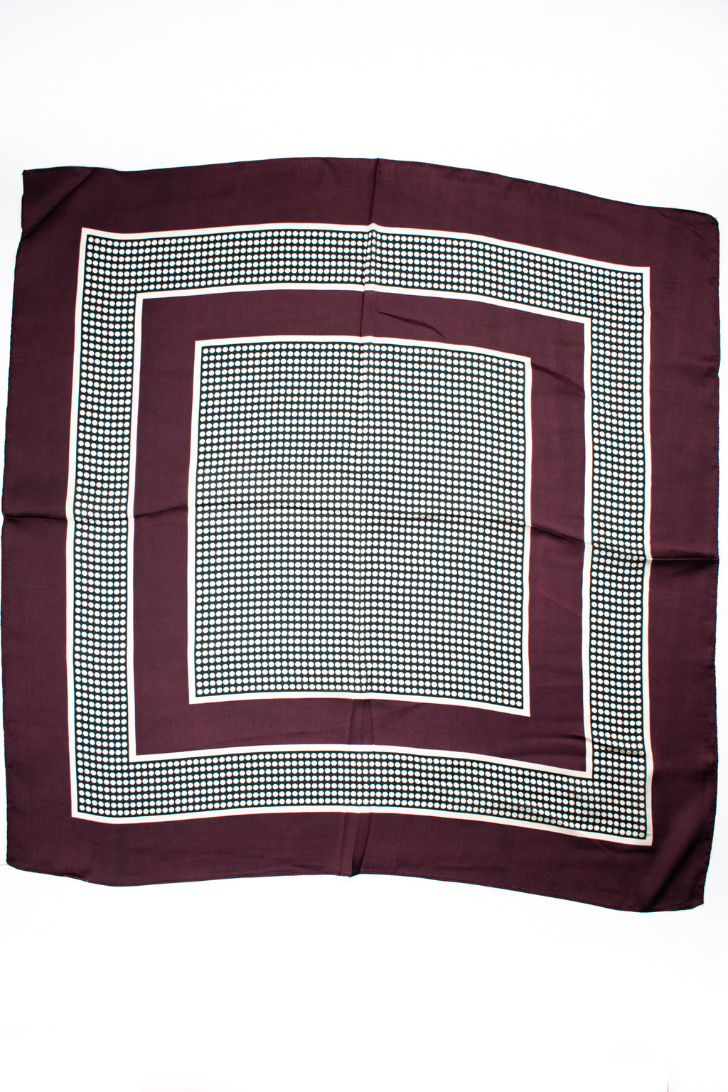 Foulard quadrato a pois