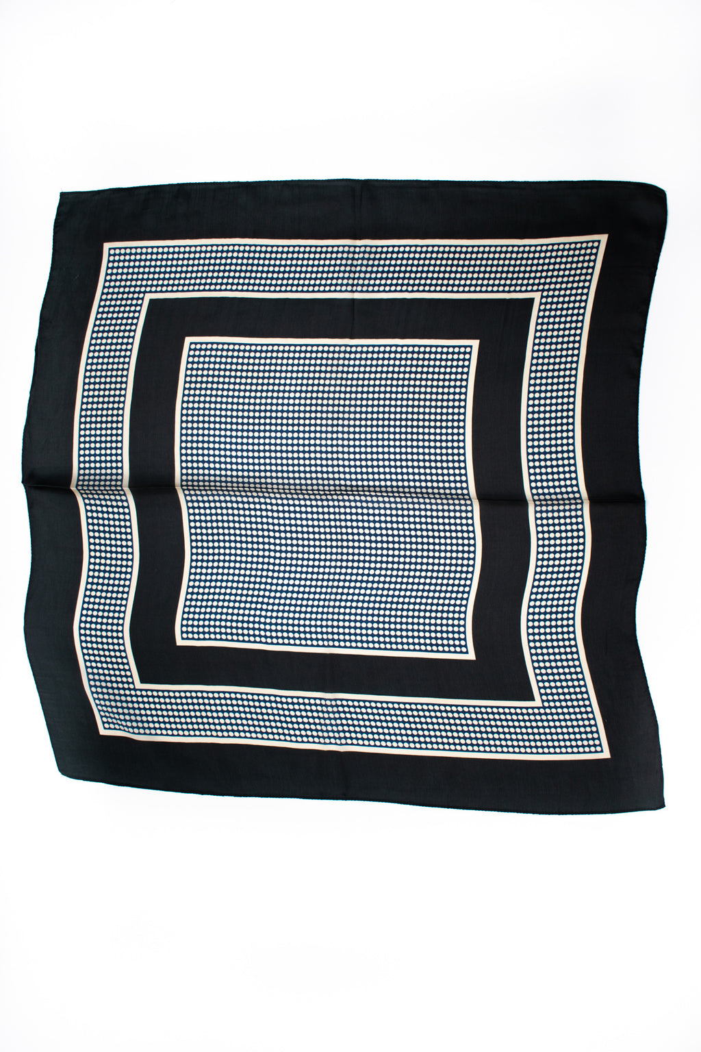 Foulard quadrato a pois