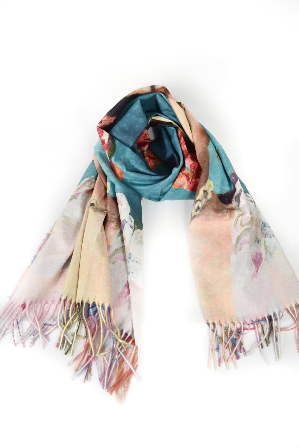 Sciarpa Frida Kahlo e Diego Rivera