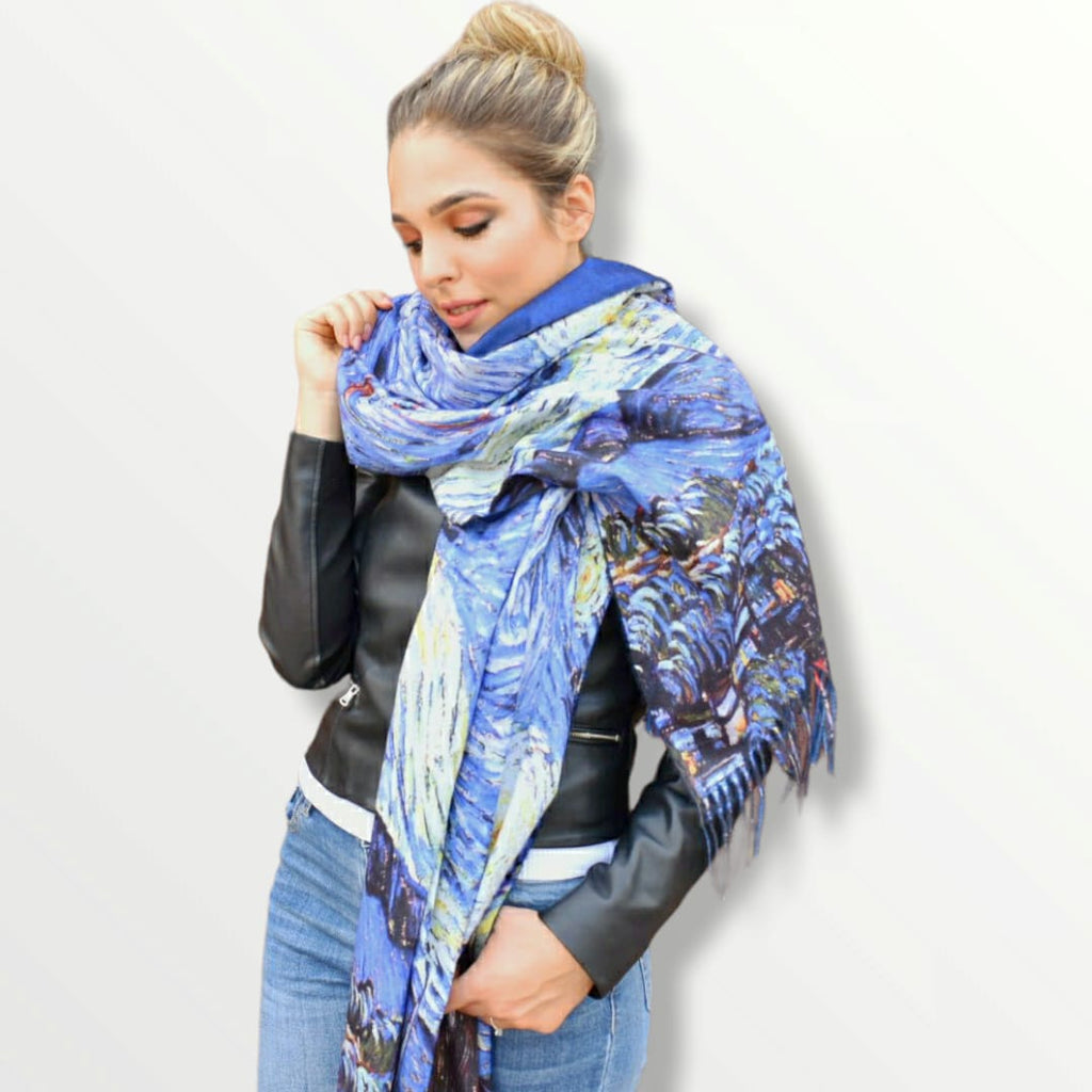 Sciarpa Van Gogh Notte stellata